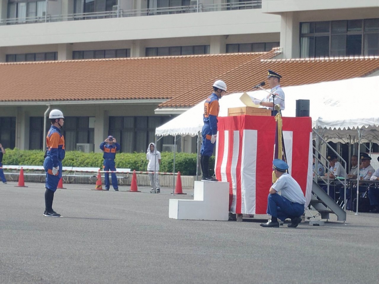 消防操法訓練大会の写真３